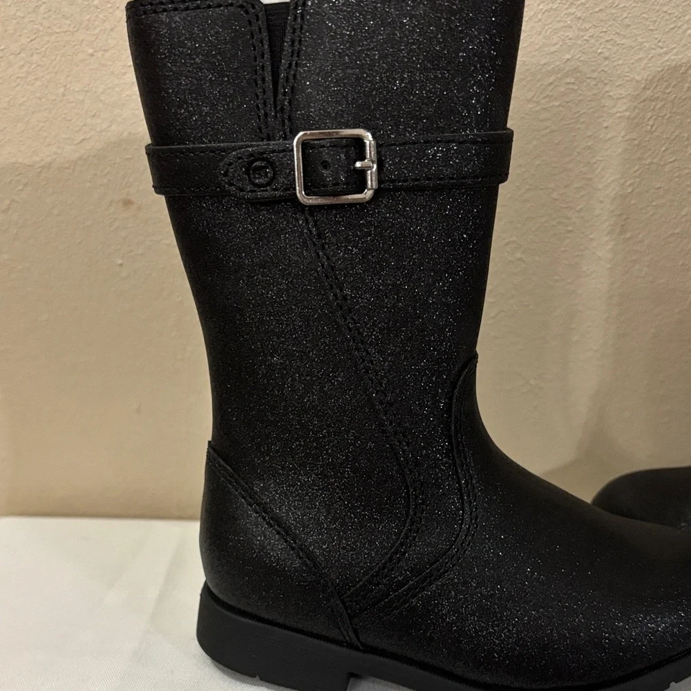 Josephine Stride Rite Black Ankle Booties Size 7M girl New  without box